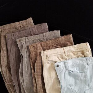 Lot of 6 - Lee and Rider - Women's Pants  - Size 8 - Assorted Patterns & Colors